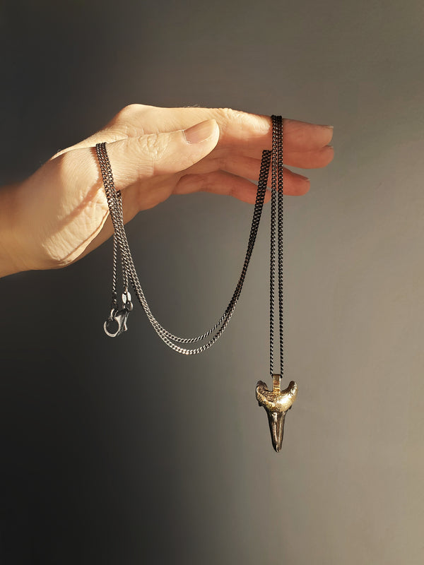 Sterling Silver Sharktooth Necklace